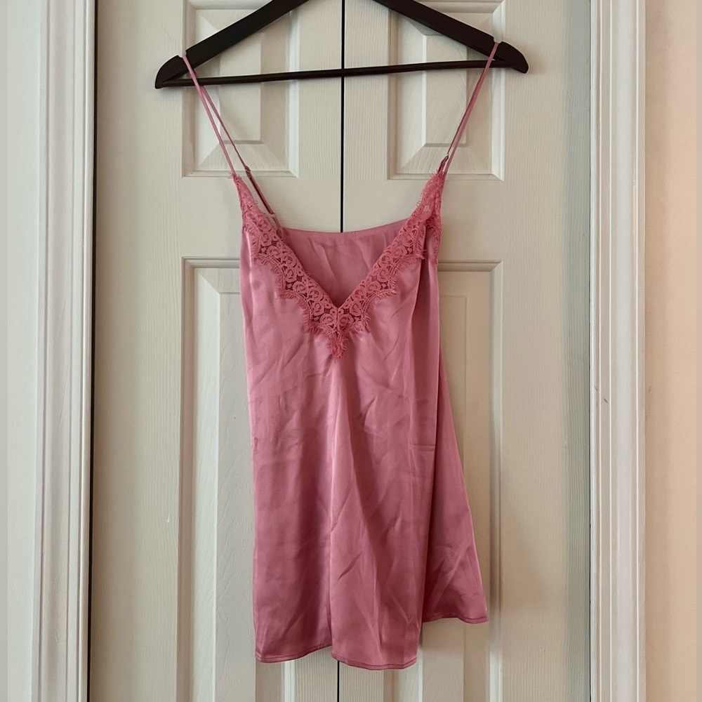 Cami NYC pink cami, size L